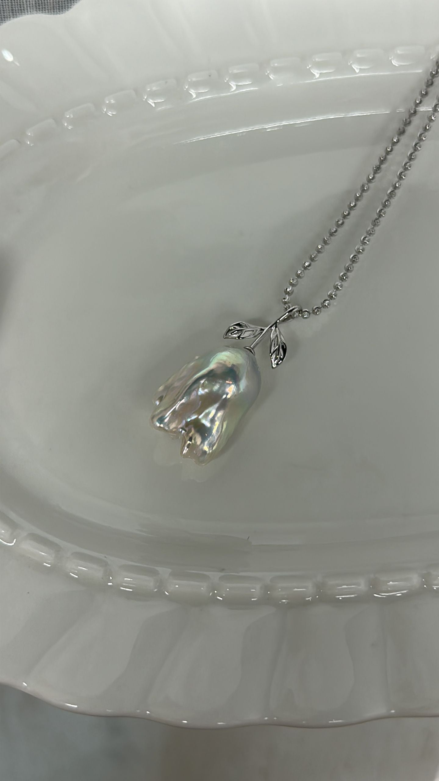 Apple Pearl Pendant