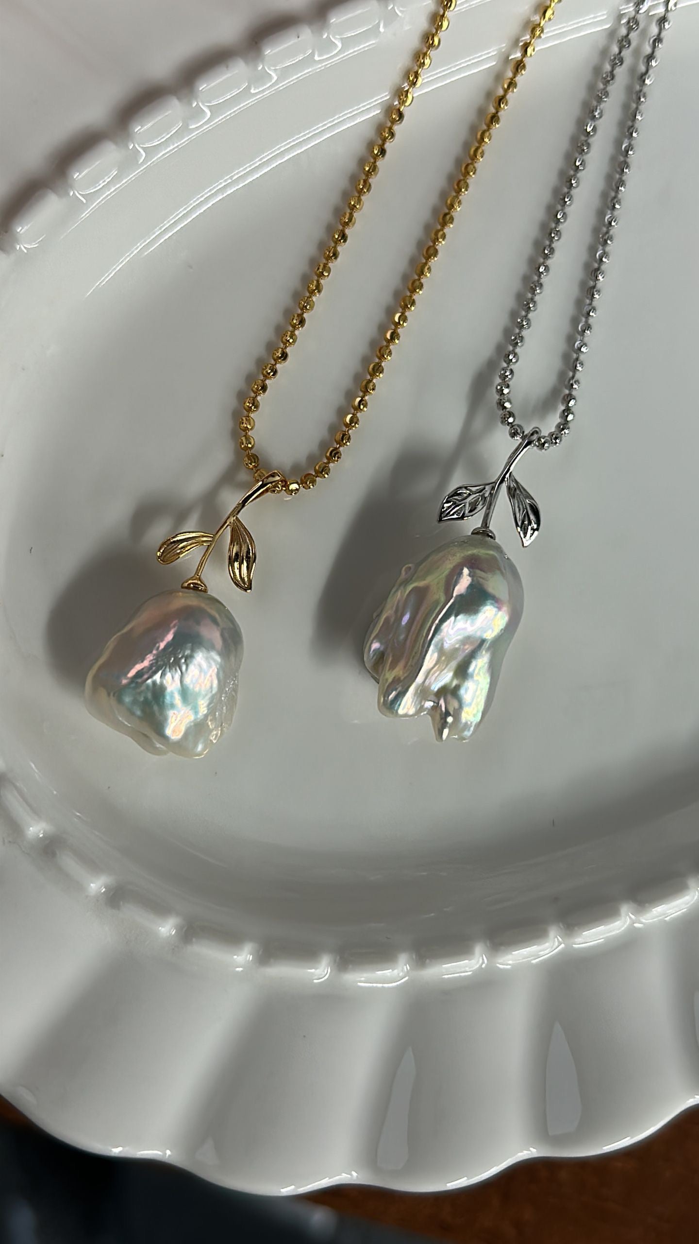 Apple Pearl Pendant